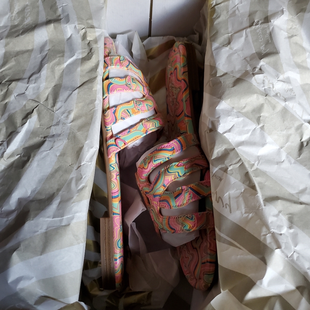 NEW Circus by Sam Edelman Multicolor Sandals - Picture 4 of 6